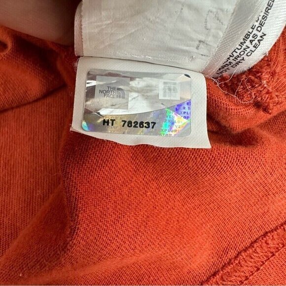 The North Face‎ Women's Burnt Orange Crewneck Long Sleeve Cotton Top S/C38 - Picture 10 of 13